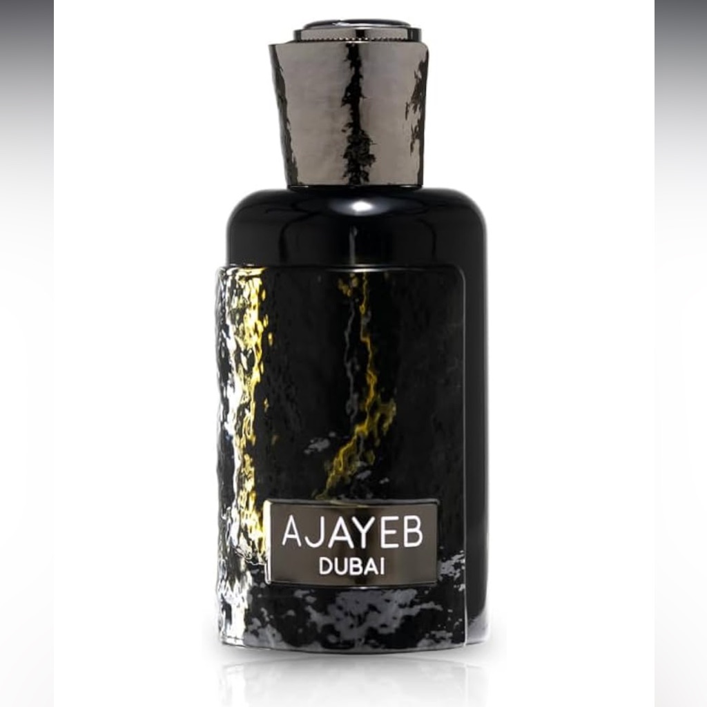 Lattafa Ajayeb Dubai Eau De Parfum Spray For Men, 3.4 Ounce